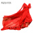 京佑（JINYU）海边度假穿的沙滩裙雪纺拖地长裙衣服长款大红色飘逸连衣裙仙 红色 L