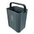 FH1241 分类垃圾桶带提手压圈小号办公室酒店客房桶 10L灰色(其 10L蓝色可回收物