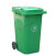 适用于 船用垃圾桶 户外垃圾桶大号分类240升塑料商用室外120工业 240L料加厚带盖标准轮轴 默认绿