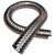 海斯迪克 HK-715 304不锈钢包塑软管 金属波纹护线管 Φ5mm 10米