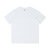 安巧象 纯棉纯色T恤小白T宽松透气排汗夏季上班族短袖可定制logo 白色 4XL 