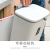 海斯迪克 HKY-250 壁挂式滑盖垃圾桶 厨房橱柜门卫生间悬挂收纳桶 9L白色
