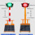 移动红绿灯30交通信号灯十字路口驾校学校升降式四面警示灯 200型单层移动红绿灯(可升降) (可升降)