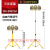 夜间施工照明灯具应急LED停电备用户外移动超长续航工地超亮充电式投光灯 3米三头支架