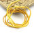 沁度5米3mm绒皮绳双面绒绳子绳带diy手工编织手链头绳皮绳 金黄色5米一条