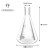 玻璃三角烧瓶烧杯化学实验器材锥形瓶带塞50/150/250/500/1000ml 环球直口三角瓶30