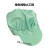 定制适用于靜電帽0.5网格女工尘工作洁净格子鸭舌大工帽子 绿色
