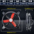 排气扇抽风机强力厨房排风扇换气扇工业大功率商用高速风机 20寸220V双滚珠轴承工厂等用