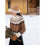 猫庄费尔岛毛衣女复古民族风驼色半高领秋冬短款小个子套头针织衫加厚 驼棕色毛衣 S （85-95）