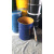 柴油桶油桶机油桶汽油桶加厚大铁桶装饰油桶化工桶200L铁桶 深蓝色120升 120L500*700mm