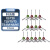 适配扫地机器人边刷X1/T20/T10/T9/T8max/N8/T5/N5专用配件 含碳滤芯5个【T20专用】