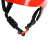 东胜兴水域救援头盔蓝天抢险专用 消防专用ABS材质救生头盔抗冲击 半盔带导轨红色