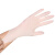 海斯迪克 HKqy-71 一次性乳胶手套 无粉食品级检查手套(100只/盒) S码无粉