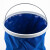 冰禹 BYQ-627 清洁工具擦洗水桶 折叠伸缩收纳桶 多功能圆形水桶 蓝色 11L