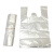 飞尔（FLYER）白色透明塑料袋 打包袋外卖袋一次性背心方便袋【1KG 20×31cm】