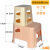 伏加瑞多功能二步梯凳家用登高凳加厚塑料洗车凳子两步凳台阶高低梯子凳 加高加厚73厘米雪域白