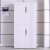 亚曌（YAZHAO）文件柜铁皮柜档案办公资料柜子钢制储物柜财务柜器材柜 白色通双节文件柜