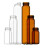 2030405060ml玻璃样品瓶进样瓶顶空瓶VOA存储瓶TOC吹扫瓶 50ml棕色 单独瓶子27.5*122mm