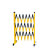 安归 (ANGUI) 玻璃钢伸缩围栏 1.2m*9m 1架 移动式 绝缘伸缩式 黄黑色管式防护安全围栏