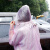 百舸 一次性雨衣成人透明连体徒步男女便携户外雨披地摊夜市简易防护雨衣服颜色随机发 10件 带帽绳