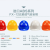 飞迅安全帽新国标 五筋ABS透气标准款 电力施工业头盔 红色