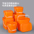 加厚腌菜桶塑料正方形桶带盖长方形桶带提手圆桶20L大口桶运输桶 20L-正方形桶