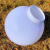 球形中华路灯灯罩螺口卡口亚克力柱子柱头圆球围墙户外防水外壳 (不发黄加厚)直径45卡口14.5CM
