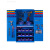 重型多功能五金加厚储物收纳工具柜工厂汽修车间用铁皮柜 蓝色 4层板+网板