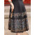 未风（WIFING）黑色针织拼接马面裙女2024夏季新款女装气质新中式国风连衣裙 黑色 -预售25天 S