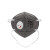 思创科技 ST-AC9502Z 口罩活性炭带呼吸阀头带KN95防尘颗粒物防pm2.5雾霾异味喷漆独立包装 (1盒30只) 可定制