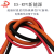 900锂电池电缆线ES4 10 25 50 95平方新能源电力储能动力电缆线 ES-RVV 10平方红色 1米