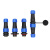 陇之佃IP68防水航空插头对接插座/接头法兰方形SP13-16-20-28弯式连接器 1芯插头公+插座母 SP13后螺母面板式