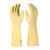 耐酸碱手套 耐油耐用防腐蚀乳胶工业加厚防护手套 31cm--60cm 中厚36厘米 L