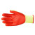 双狼劳保手套 12双/包 胶片胶皮加厚橡胶防滑 工作防护手套 黄纱红