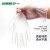 爱马斯AMMEX 一次性手套橡胶手套乳PVC手套检查卫生工业清洁无粉劳保防护透明GPX3CKRT 家庭装GPX3KRT(100只/盒) L
