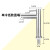 德银304不锈钢单冷台上面盆水龙头卫生间洗手洗脸盆冷热单孔龙头 单冷标准款直咀
