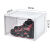 AJ磁吸鞋盒防氧化收纳盒透明翻盖式防尘塑料整理箱柜鞋收纳 侧开磁吸透明色 4个装