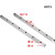 KYCH  HGH方块型 HGW法兰型  HGR导轨 直线导轨滑块线轨滑轨（可定制） HGR导轨 25-100MM/0.1米 
