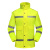 谋福 反光分体雨衣套装 路政成人骑行雨衣可定制 赠肩灯和指挥手套  荧光黄YGH01 2XL180(适合身高175-180) 