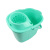 澳涤 高带轮拖地桶塑料清洁水桶老式拖布桶绿色(单桶)