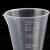 动力瓦特 三角量杯带刻度 塑料量杯 实验室容量杯 25ml 