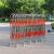 维诺亚简易不锈钢伸缩门围栏临时幼儿园手动推拉可折叠移动护栏疫情隔离 1.5米高每米价格(加厚)