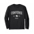 匡威（Converse）男女复古运动设计长袖T恤 黑色 超大号