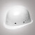 安全帽电力工地透气建筑工程领导监理加厚电工防砸玻璃钢头盔印字 透气玻璃钢白色