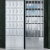 欧因 不锈钢置物架多人多格储物柜 201材质45格带门