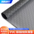 海斯迪克 PVC塑料防滑垫 防水地垫 地板垫子 楼梯垫走廊橡塑胶地垫加厚2.3mm 灰色铜钱纹1*1米 HKY-11