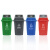 兰诗（LAUTEE）XDL-100D 新国标分类摇盖方形垃圾桶 物业环卫垃圾桶 100L绿色-厨余垃圾