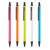 齐心（COMIX）中性笔彩色笔杆水笔商务办公签字笔学生作业笔刷题笔 笔+笔芯套装 黑色芯0.5mm 橙色-按动款 GP5005