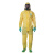 雷克兰 轻质高经济性的化学防护服 CT1S428-XXL-黄色 1件