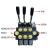 定制ZD102 ZT12液压多路阀手动换向阀 双向分配阀 控制单双向油缸 ZT-L12E-3联  2控3